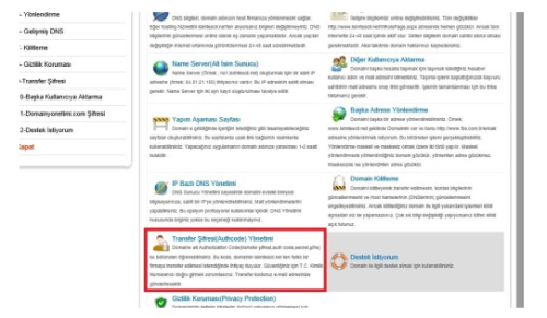 alan-adi-transfer-sifre isimtescil transfer