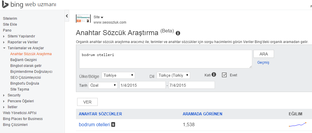 anahtar kelime araştırma