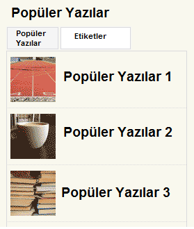 popüler yazılar eklentisi ve javascript