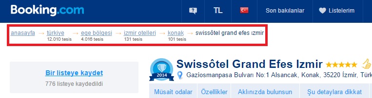 booking-com breadcrumb