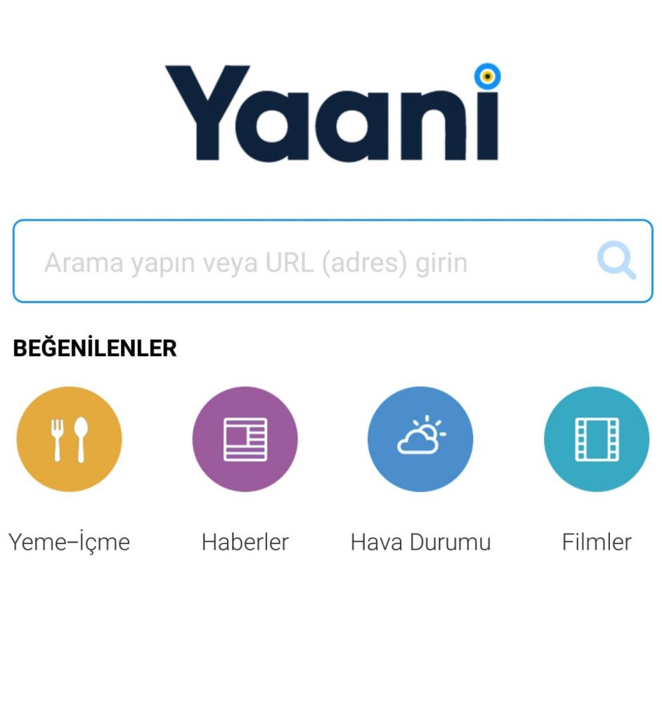 yerli arama motoru yaani