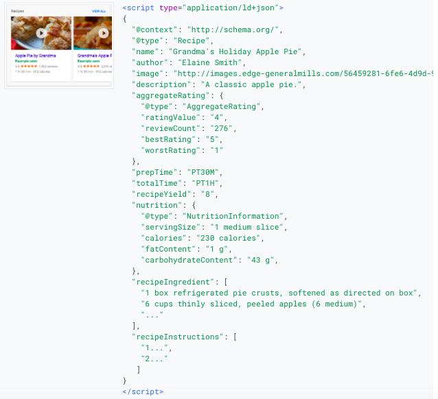 structured data markup etiketi