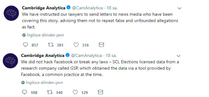 Cambridge Analytica Facebook Skandalı