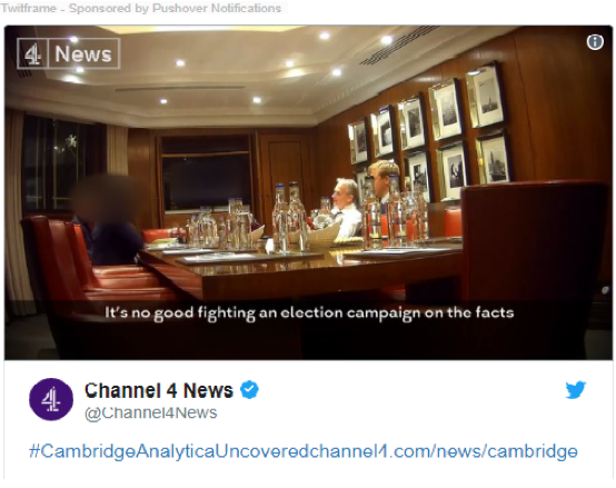Channel 4 News - Facebook Skandalı